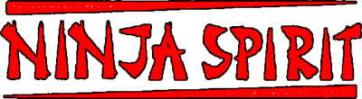 Ninja Spirit logo for ZX Spectrum